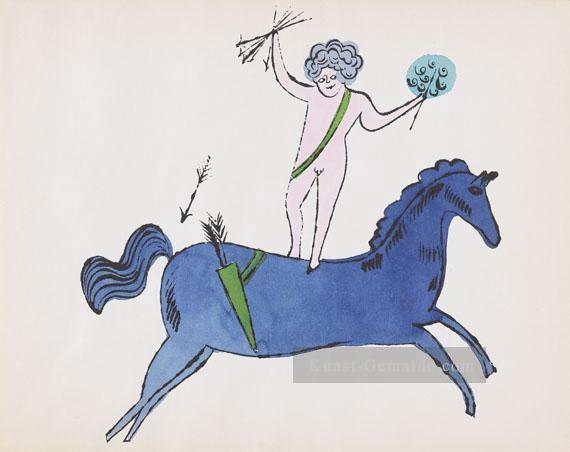 Cherub und Pferd Andy Warhol Ölgemälde